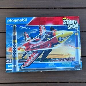 Playmobil Air Stunt Show Plane Jet Set #70832 (45 Pieces) Ages 5-12 Building Toy